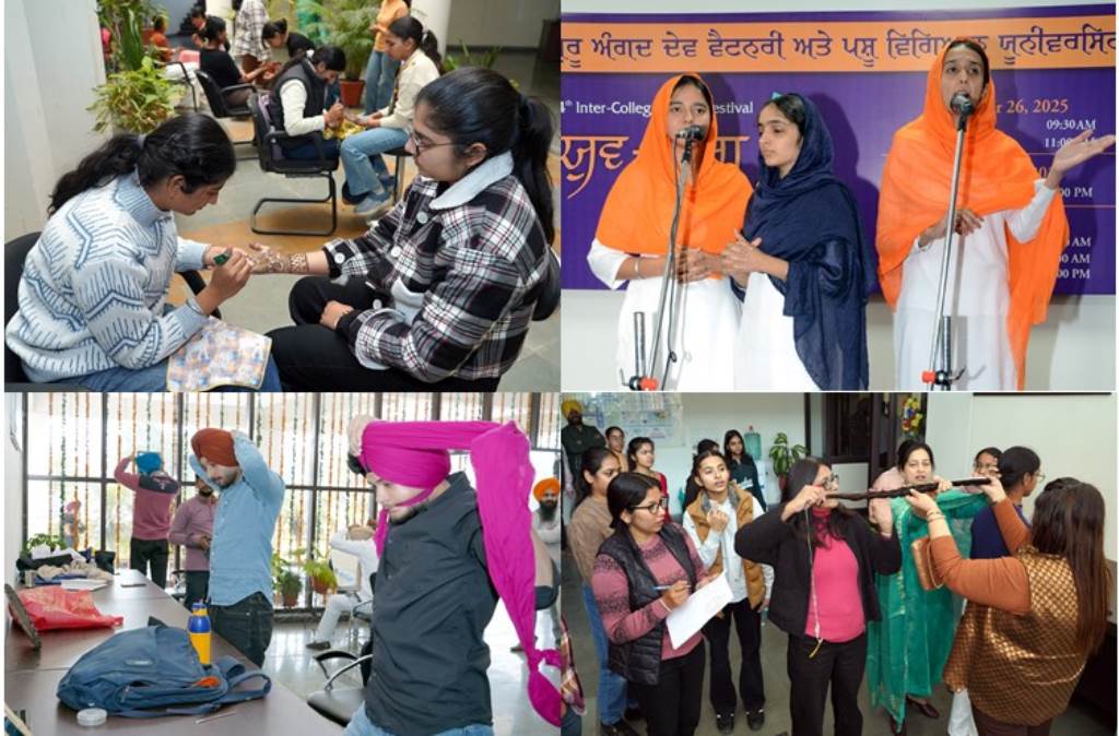 Vet Varsity Celebrates Punjabi Heritage with Turban Tying Mehndi Lambi Gutt and Kavishri Competitions
